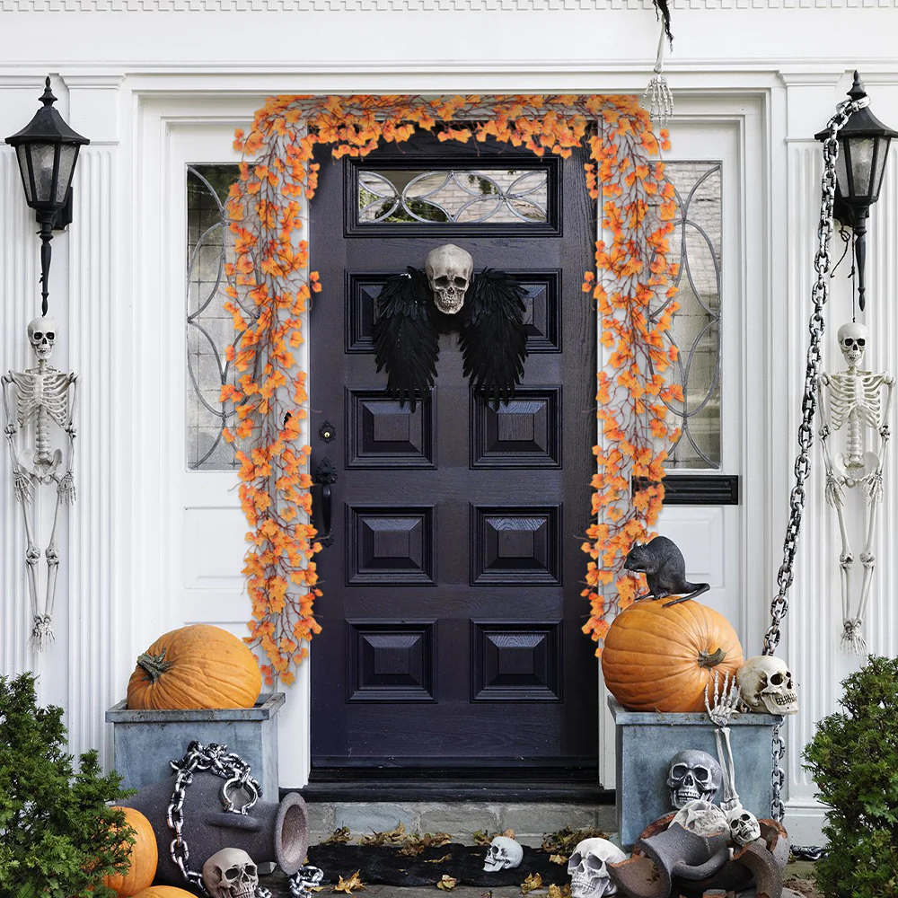 Autumn Artificial Maple Leaf Garland Home Decoration - Image 2