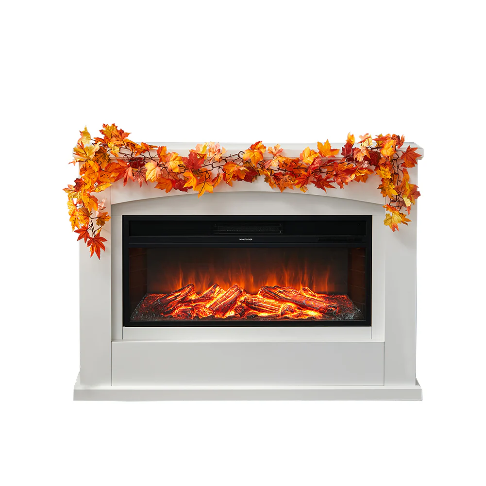 Autumn Artificial Maple Vine With Lights - Image 5