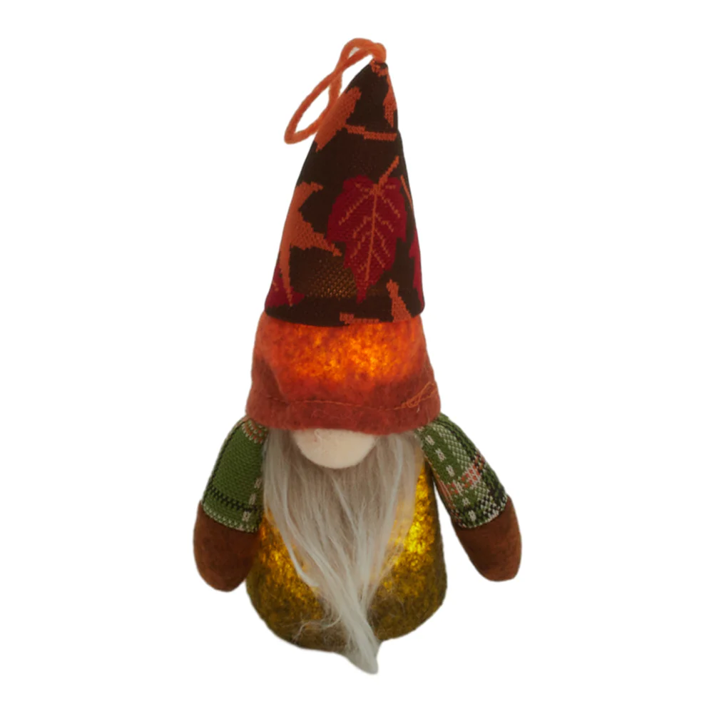 Autumn LED Plush Gnome Doll - Image 6