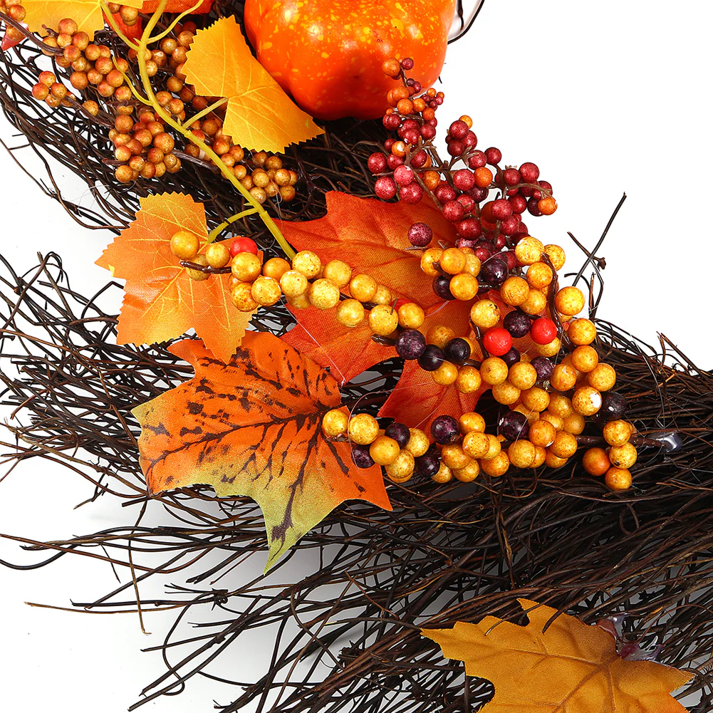 Autumn Maple Leaf Wreath - Image 3