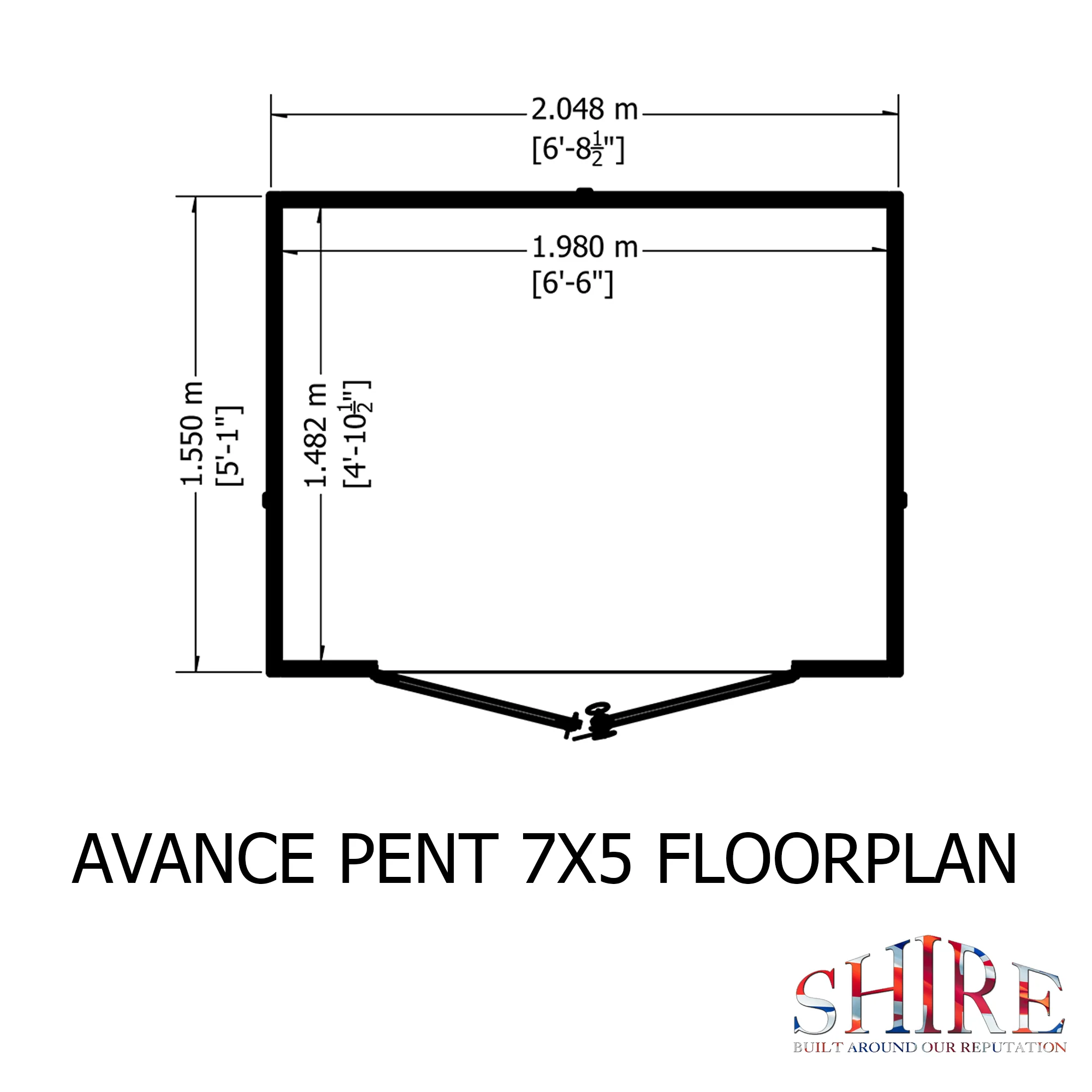 Avance Pent Summerhouse - Image 10