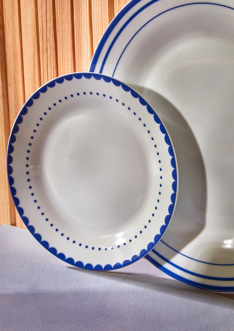 Avie Saturn 12 Piece Blue Dinner Set - Image 5