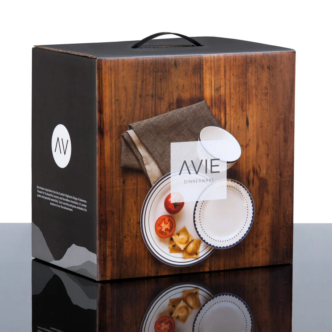 Avie Saturn 12 Piece Blue Dinner Set - Image 7