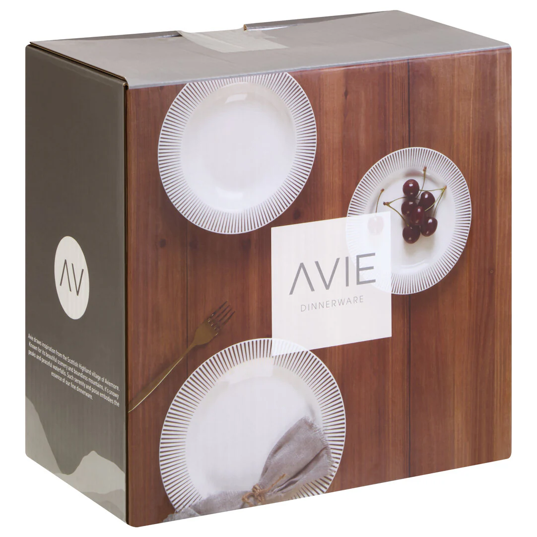 Avie Spoke 12 Piece Dinner Set - Image 4