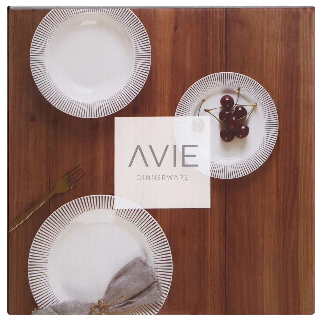 Avie Spoke 12 Piece Dinner Set - Image 6