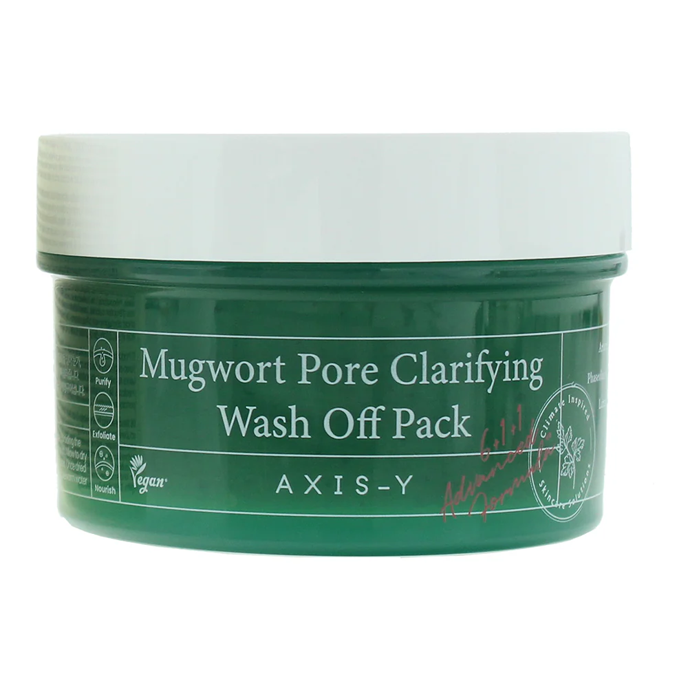 Axis-Y Mugwort Wash Off Pack Clarifying Lotion Pore 100ml - Image 2