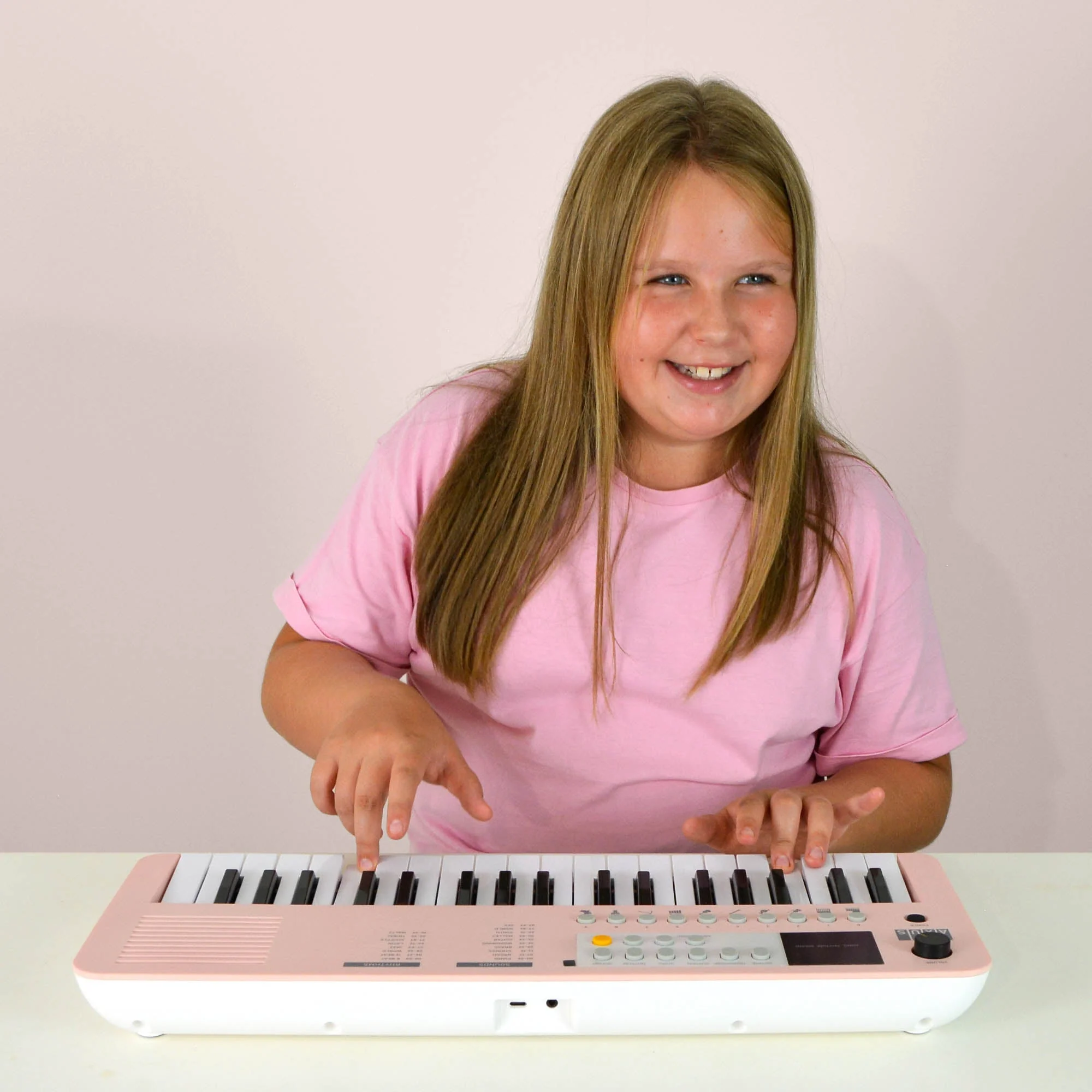 Axus 37 Mini Key Compact Keyboard - Dusk Pink - Image 5