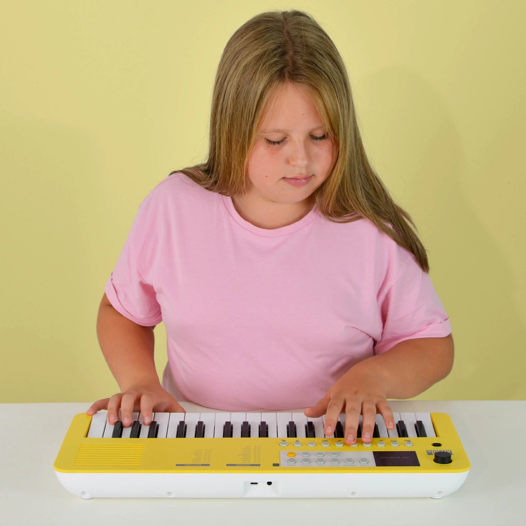 Axus 37 Mini Key Compact Keyboard - Sunrise Yellow - Image 5