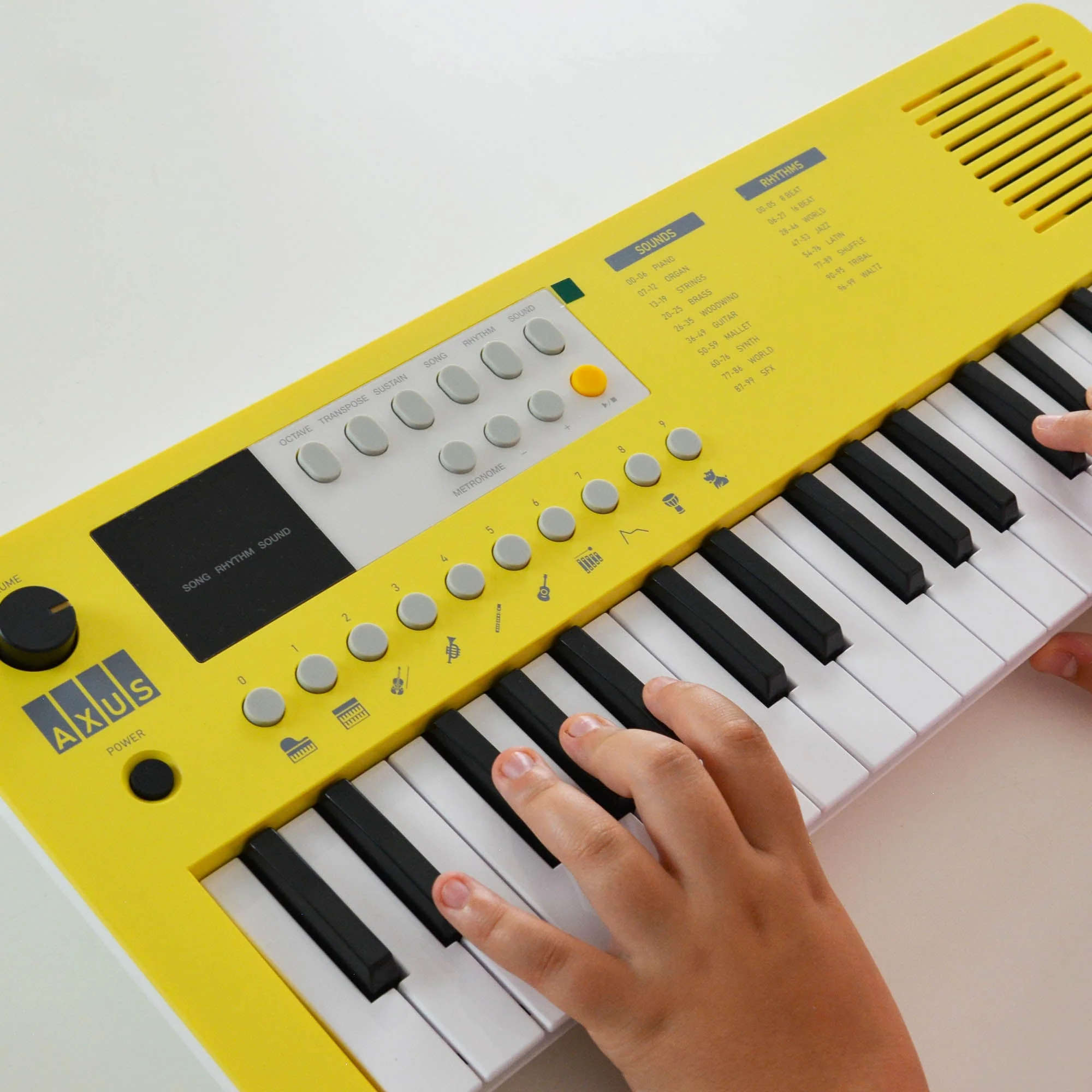 Axus 37 Mini Key Compact Keyboard - Sunrise Yellow - Image 6