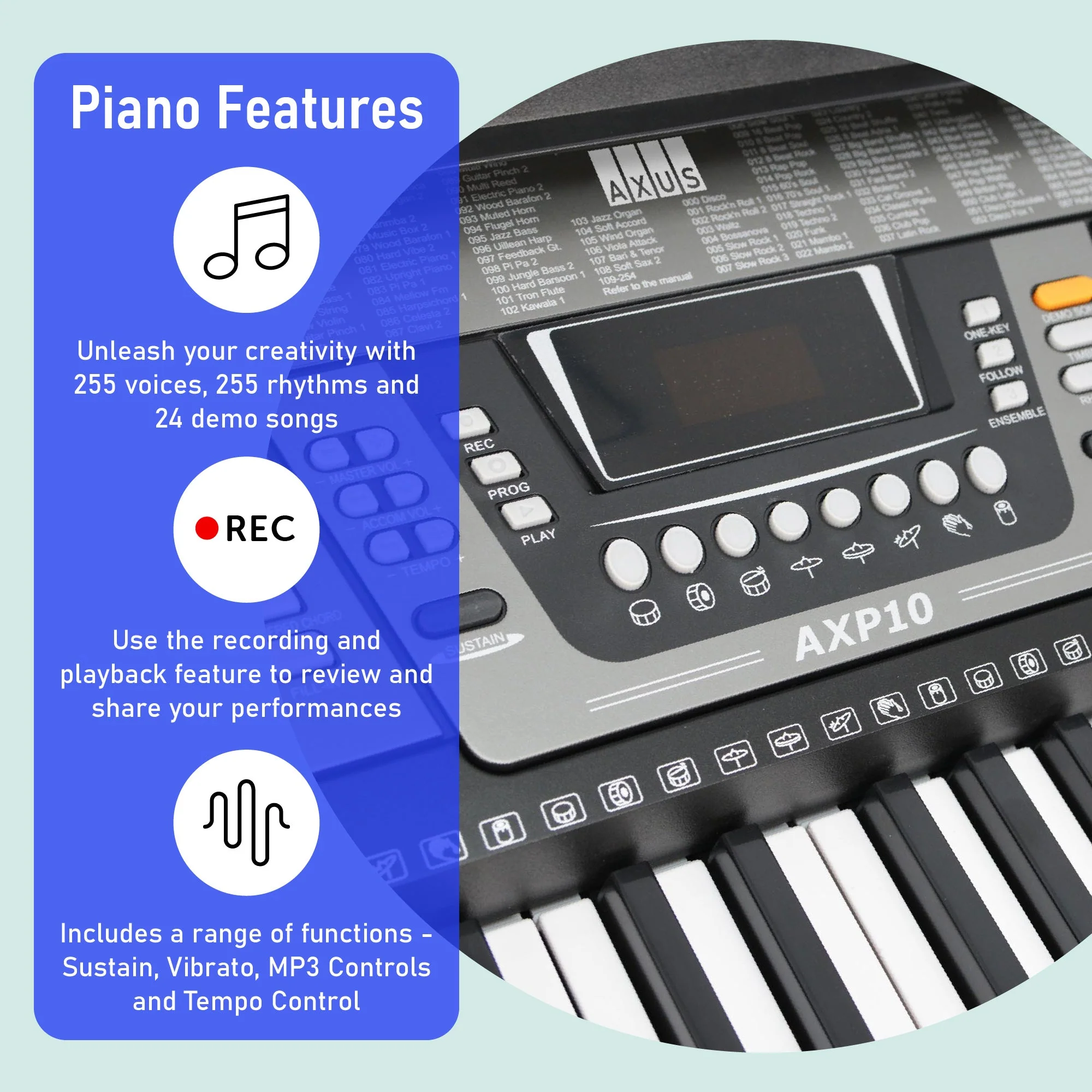 Axus 61 Key Keyboard Pack - Image 3