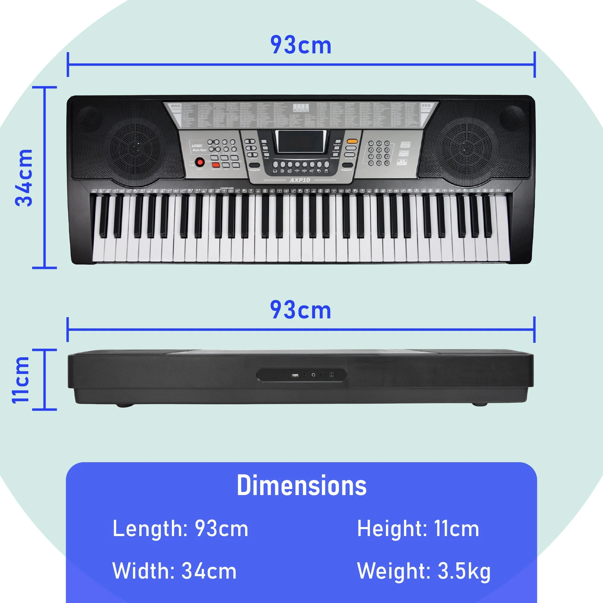 Axus 61 Key Keyboard Pack - Image 4
