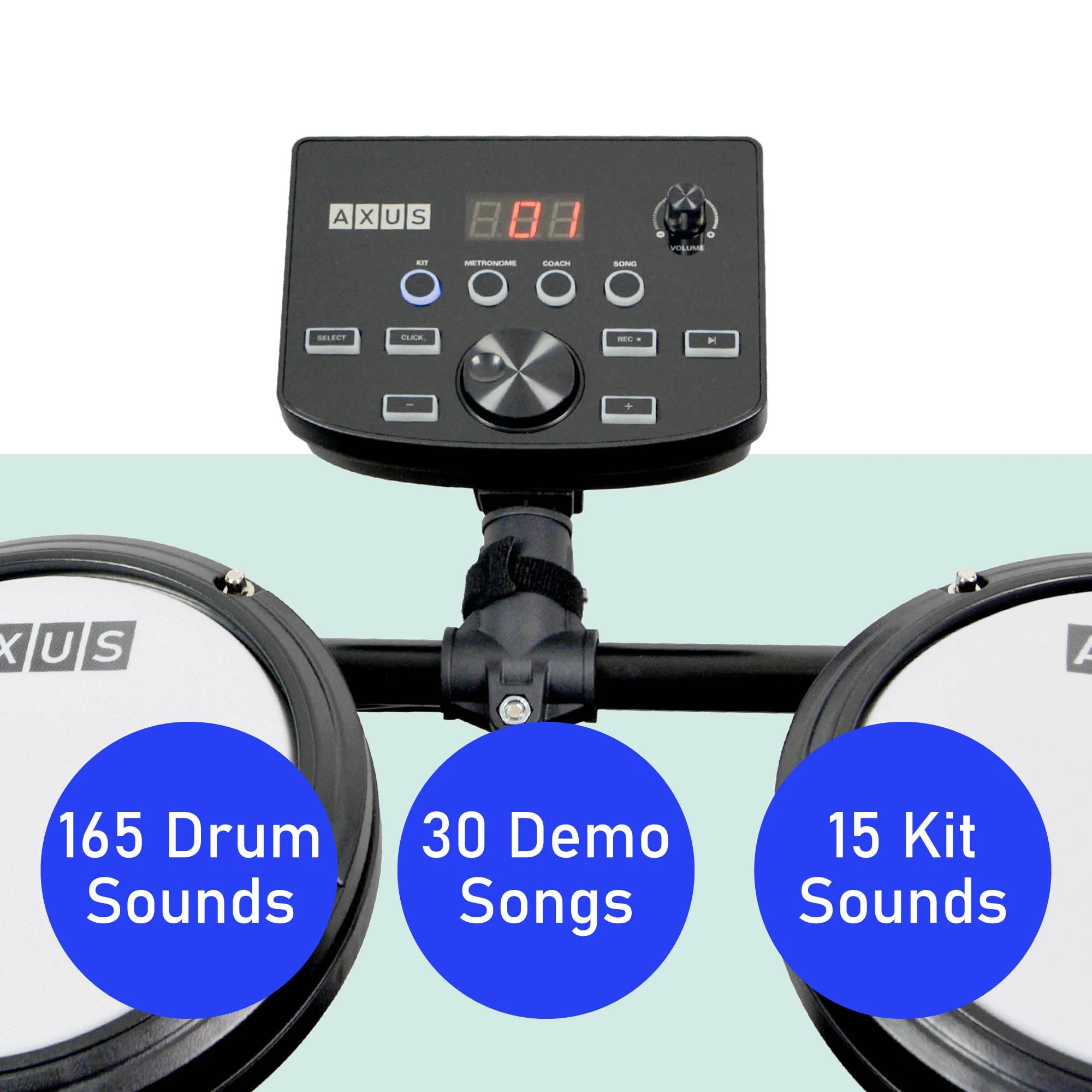 Axus Electronic Drum Kit Starter Pack - Image 3