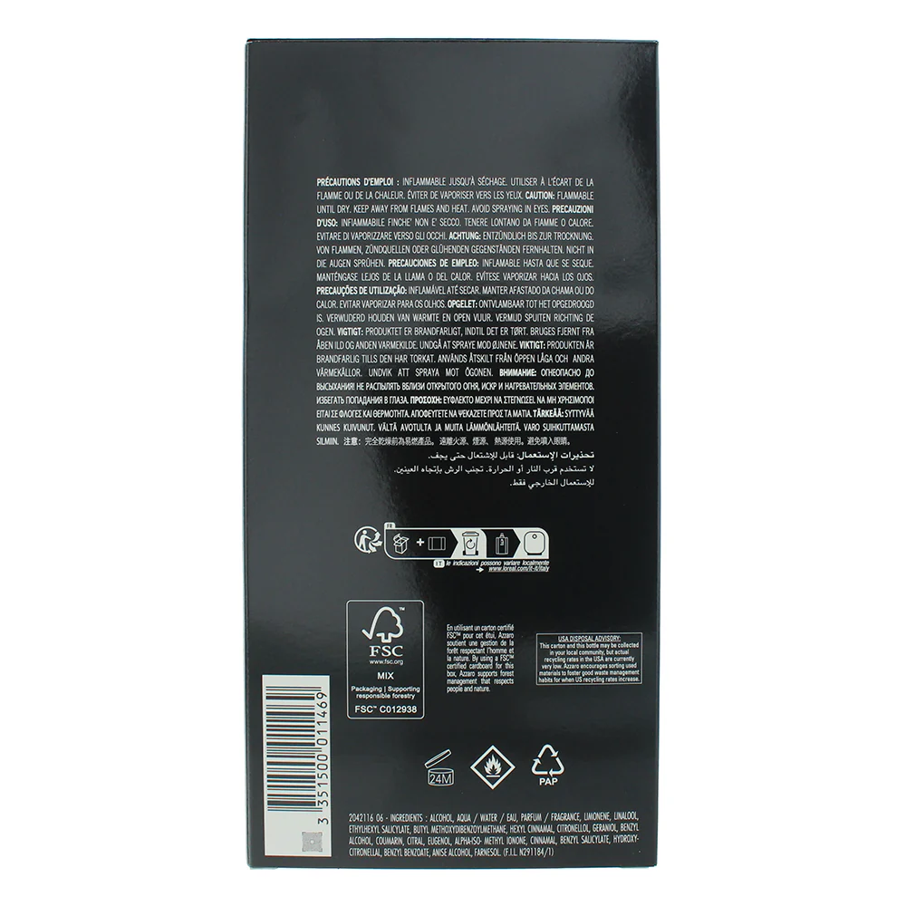 Azzaro Pour Homme Eau De Toilette 200ml - Image 2