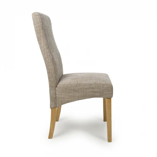 Bailey Tweed Oatmeal Dining Chair - Set Of 2 - Image 3