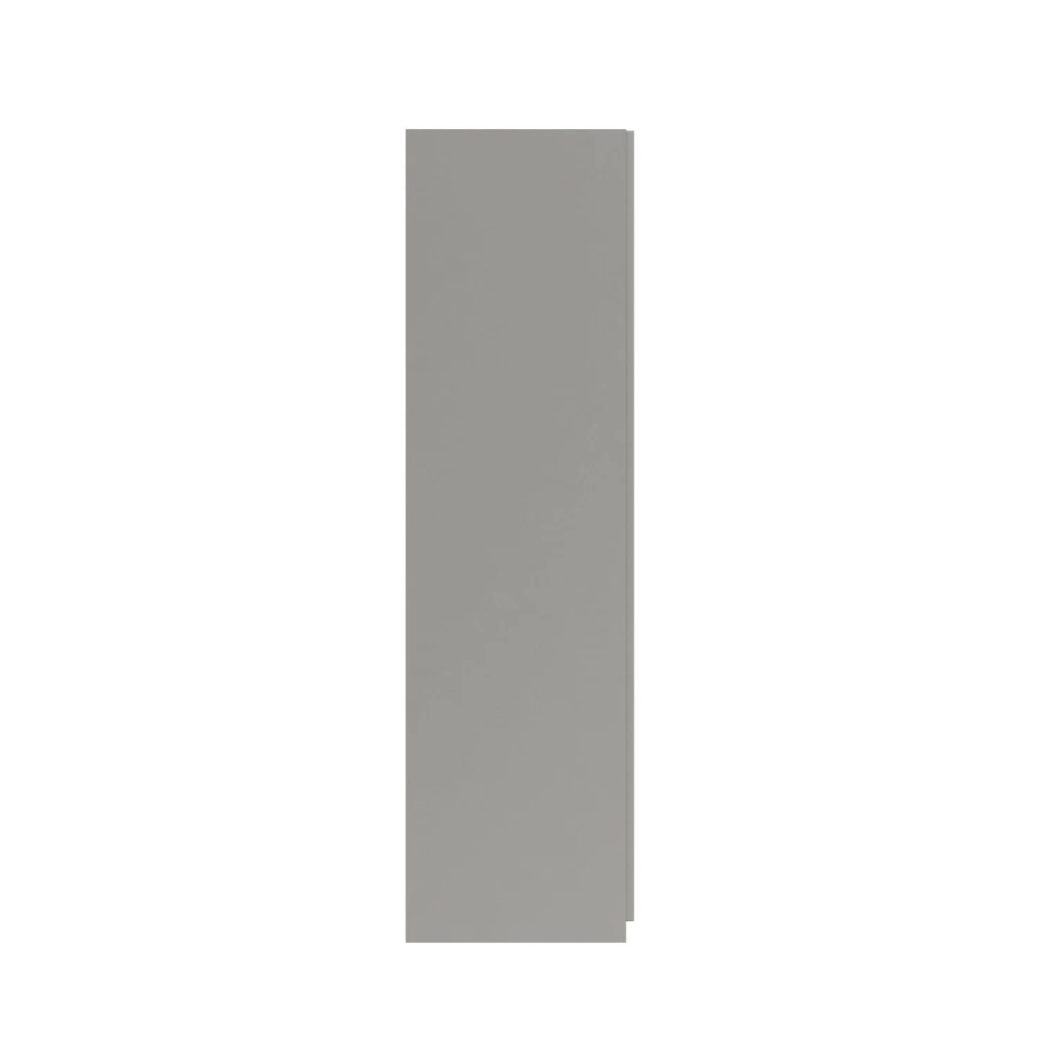 Balagio Ready Assembled Wardrobe with 2 Doors - Light Grey Gloss - Image 5