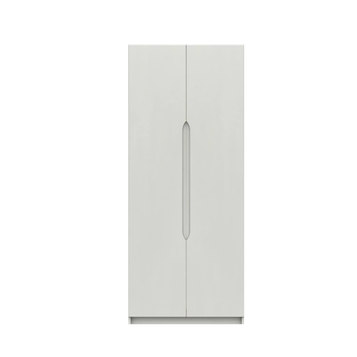 Balagio Ready Assembled Wardrobe with 2 Doors - White Gloss - Image 4