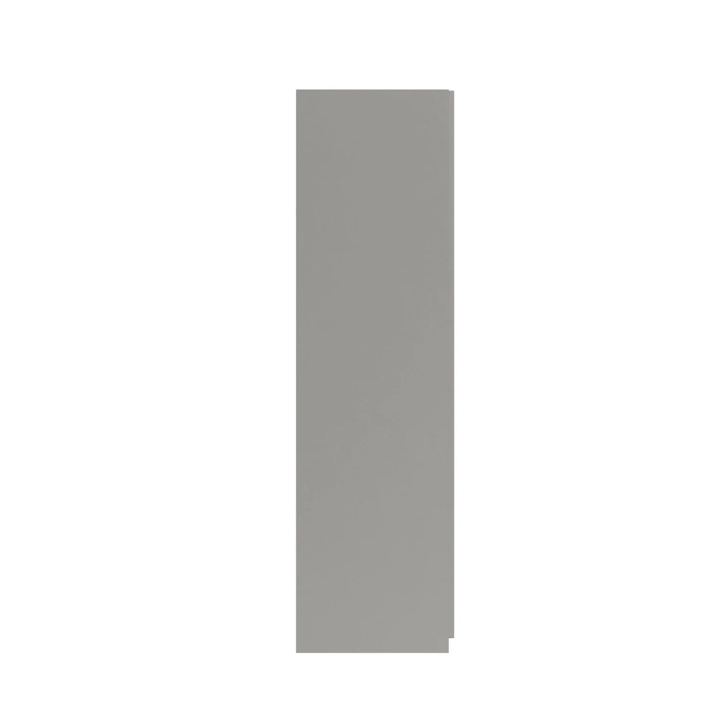 Balagio Ready Assembled Wardrobe with 2 Doors & Mirror - Light Grey Gloss - Image 5