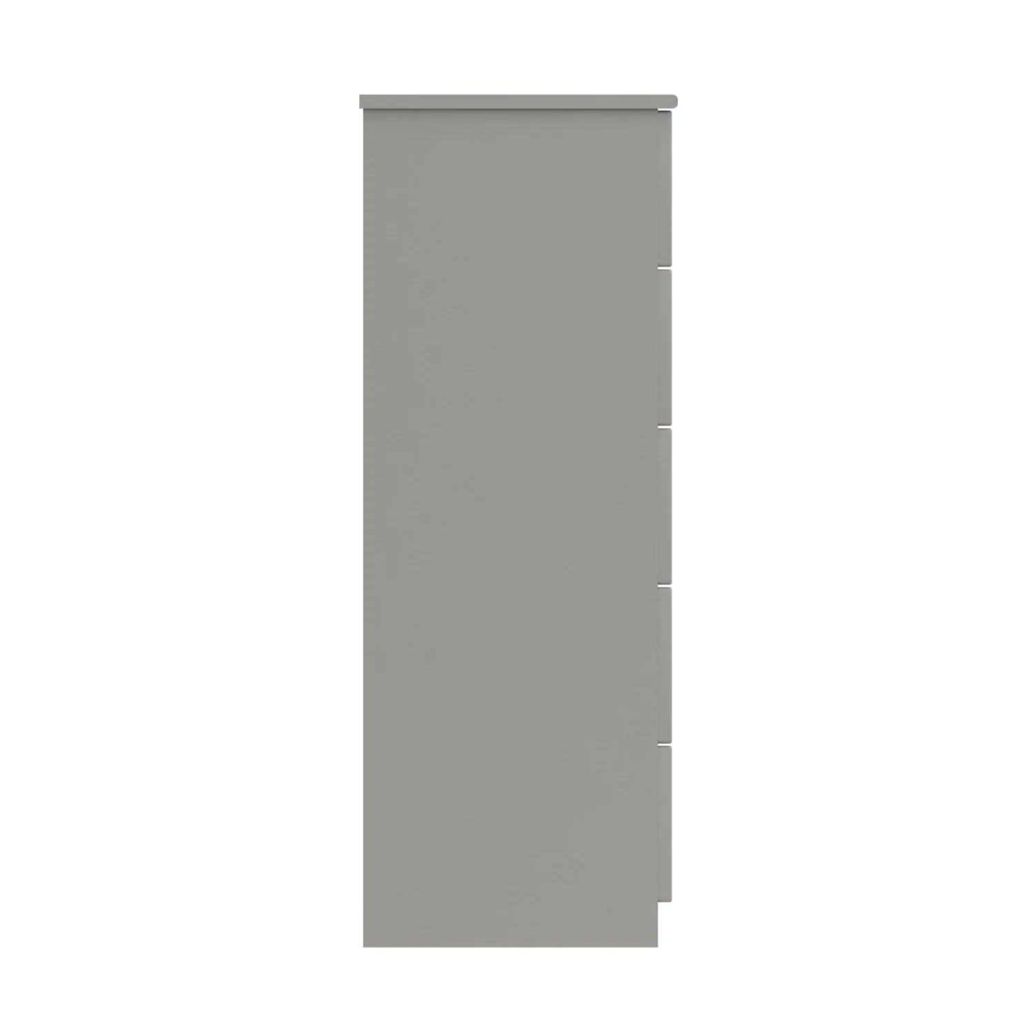 Balagio Ready Assembled Chest of Drawers with 5 Drawers - Light Grey Gloss - Image 5