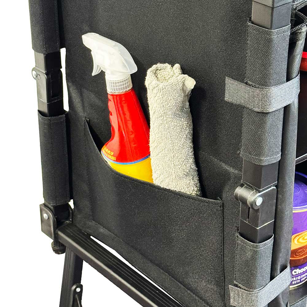 Bamboo 3 In 1 Folding Table/Storage Camping Cupboard - Image 2