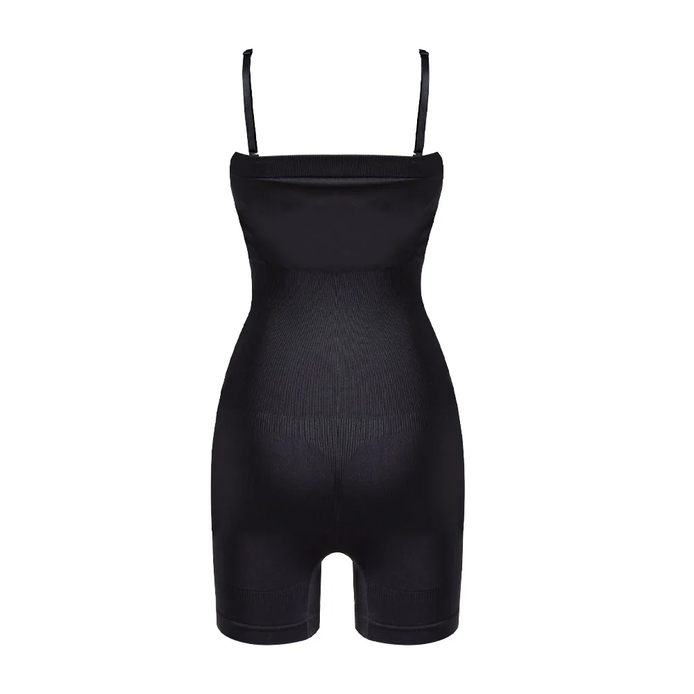 Bandeau Tummy Control Seamless Boyshorts Shapewear Bodysuit Top - Image 4
