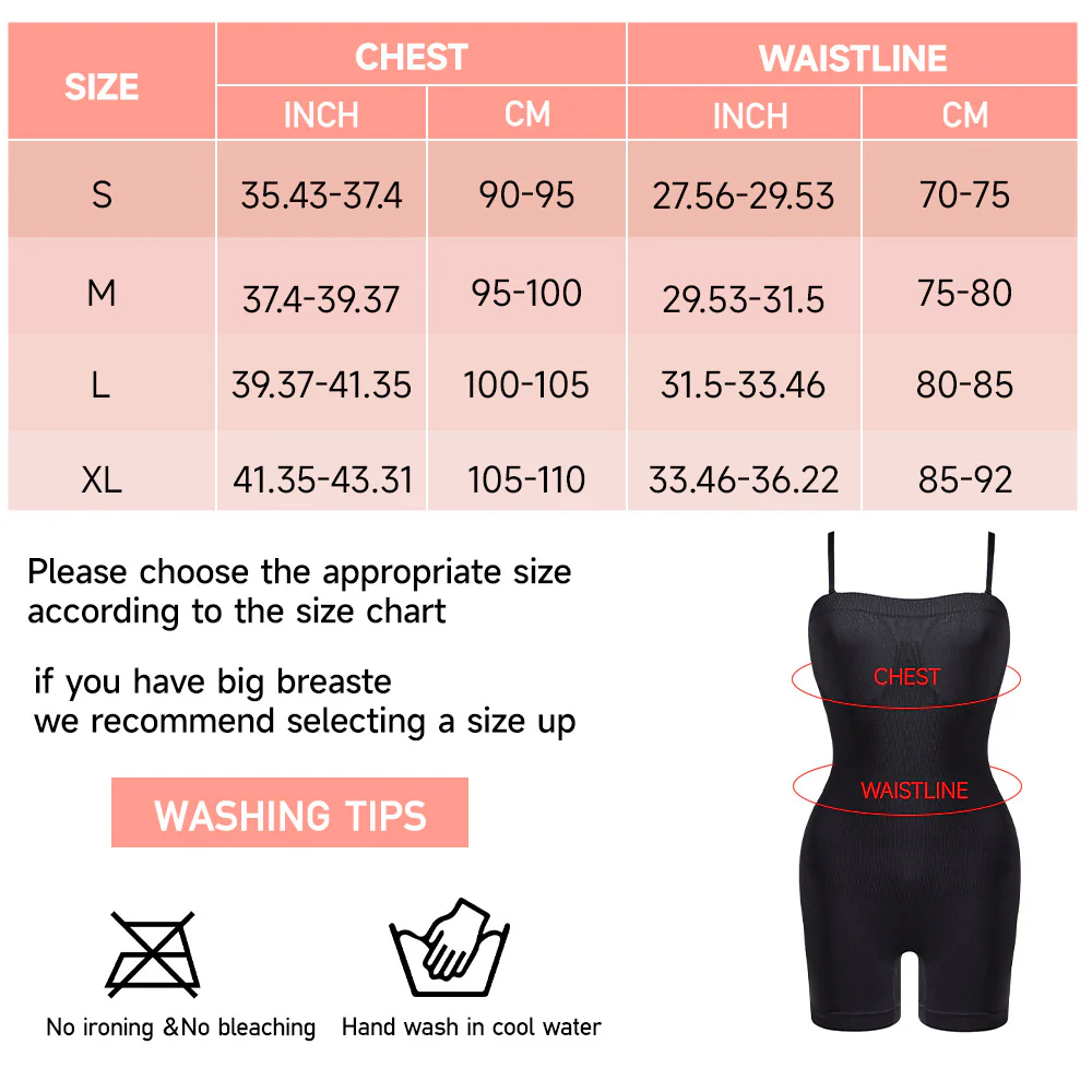 Bandeau Tummy Control Seamless Boyshorts Shapewear Bodysuit Top - Image 7
