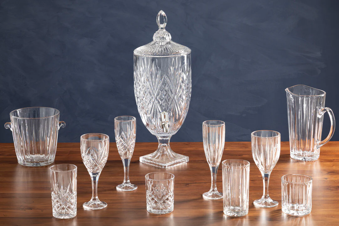 Beaufort Crystal Wine Glasses Set Of Four - Image 4