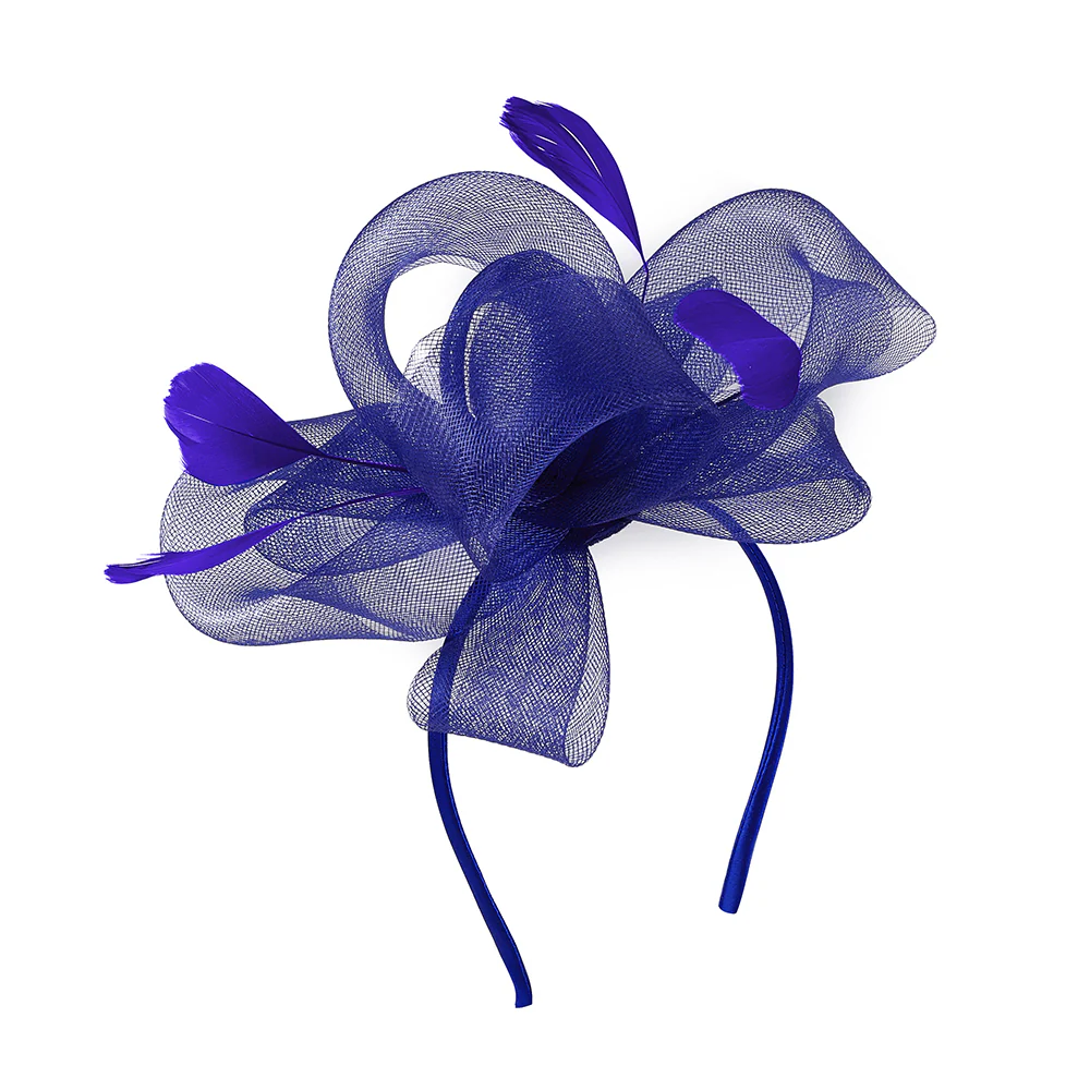 Blue Vintage Fashion Fascinator - Image 4