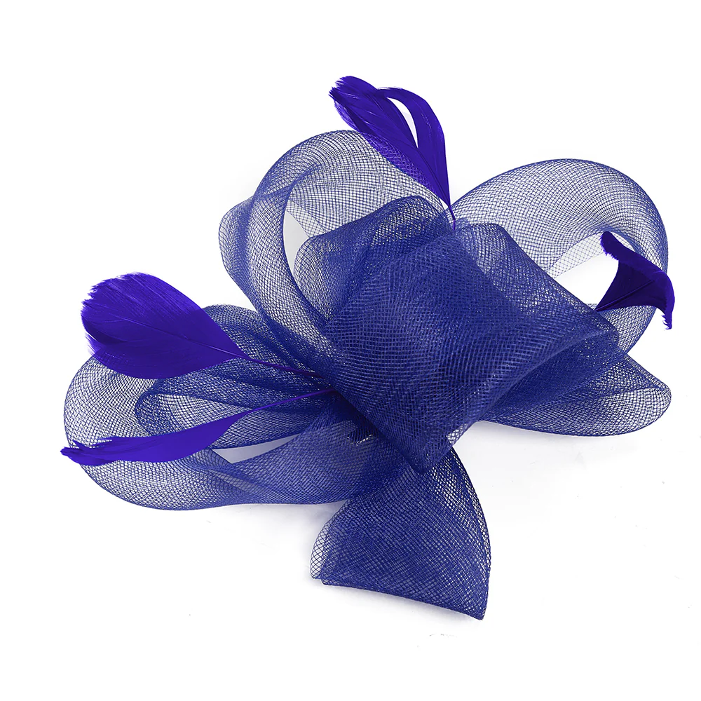Blue Vintage Fashion Fascinator - Image 6