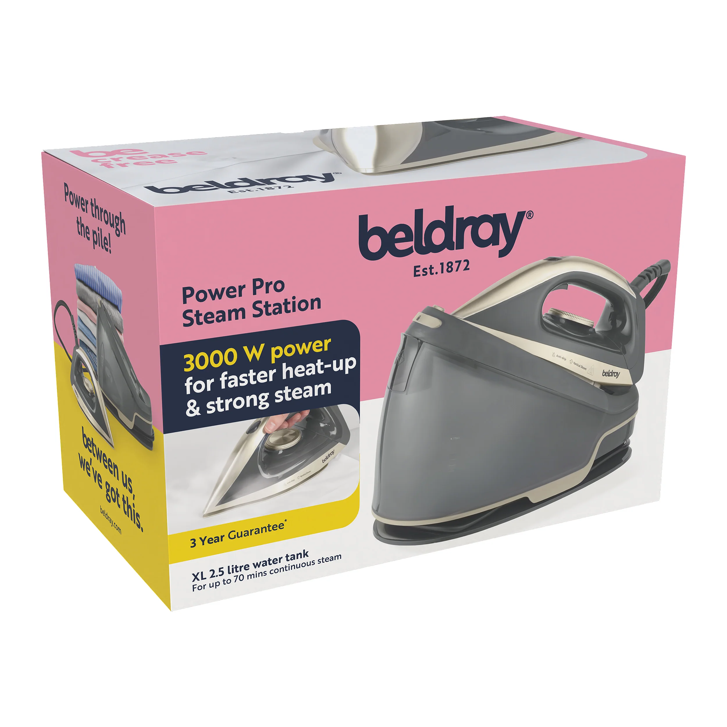 Beldray Power Pro Steam Station