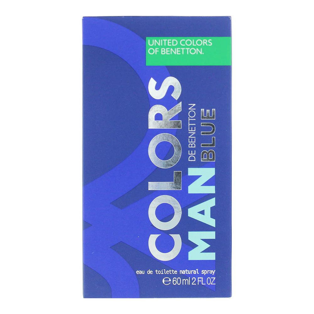 Benetton Colors Man Blue Eau De Toilette 60ml - Image 4