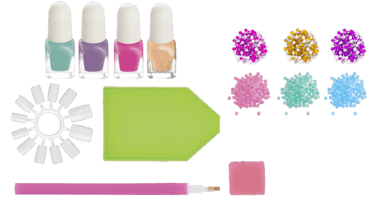 Besties Diamond Painting Nail Set - Image 2