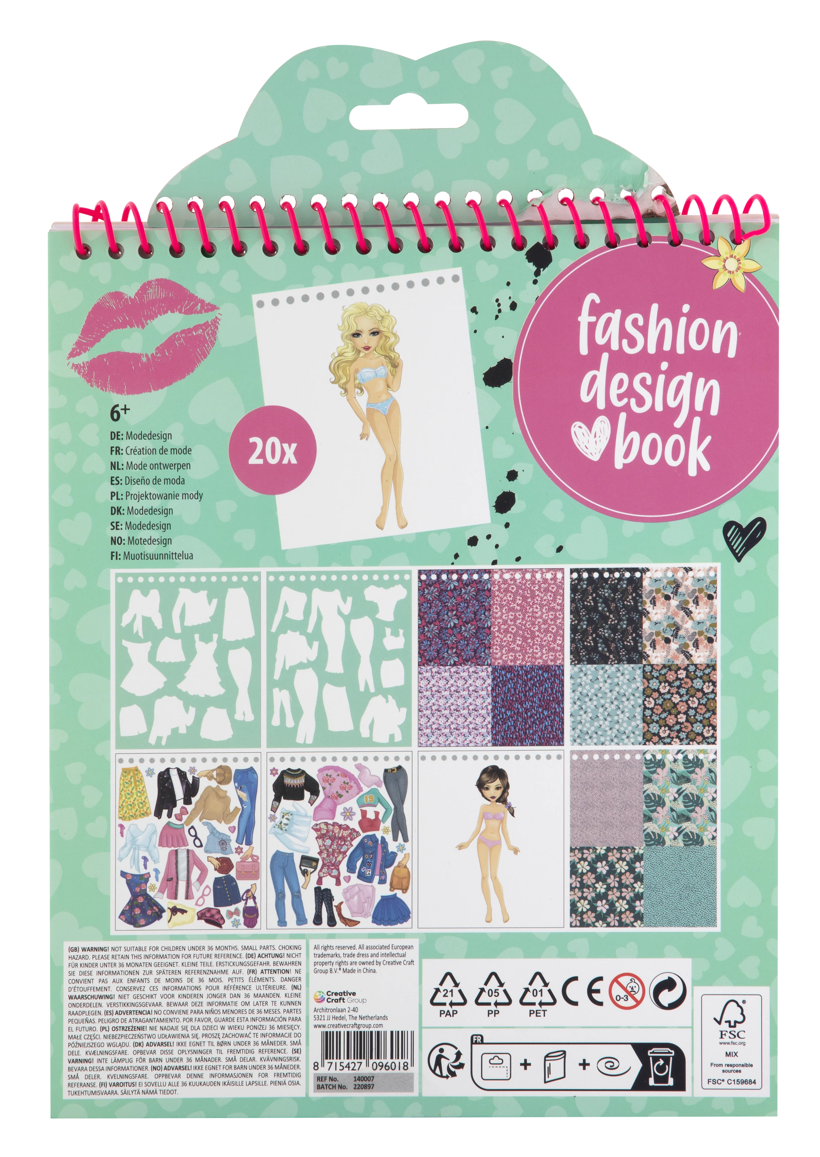 Besties Fashion Designer Book - Image 2