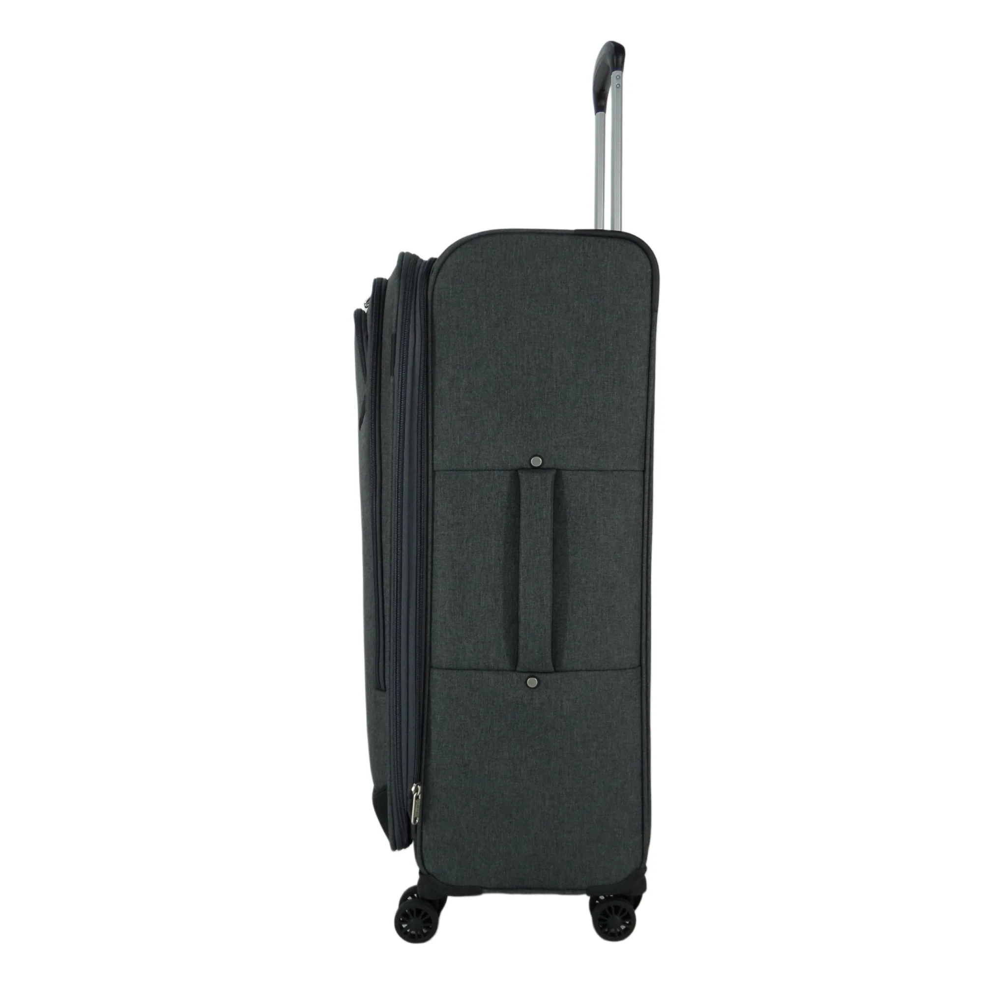 Beverly Hills Polo Club EVA Soft Shell Suitcase - Grey | Individual Sizes 20" 28" 33" - 4 Spinner Wheels - Image 9