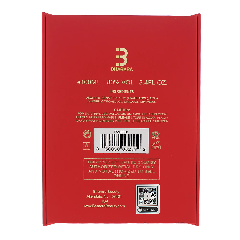 Bharara Scarlet Eau De Parfum 100ml - Image 2