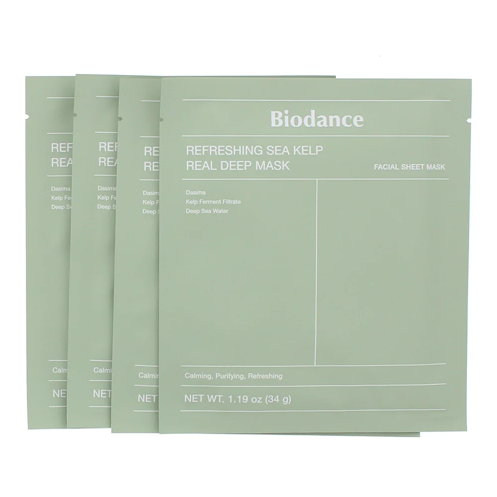 Biodance Refreshing Sea Kelp Real Deep Mask Sheet 4 X 34g - Image 2