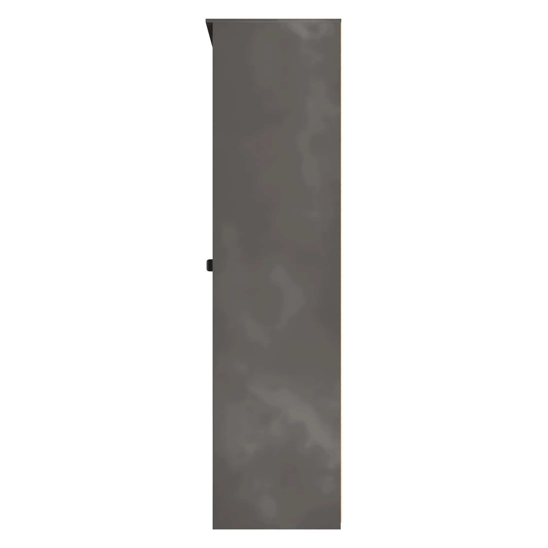Bora Tall  2 Door 1 Drawer Robe in Gold Craft Oak & Graphite - Ready Assembled - Image 2