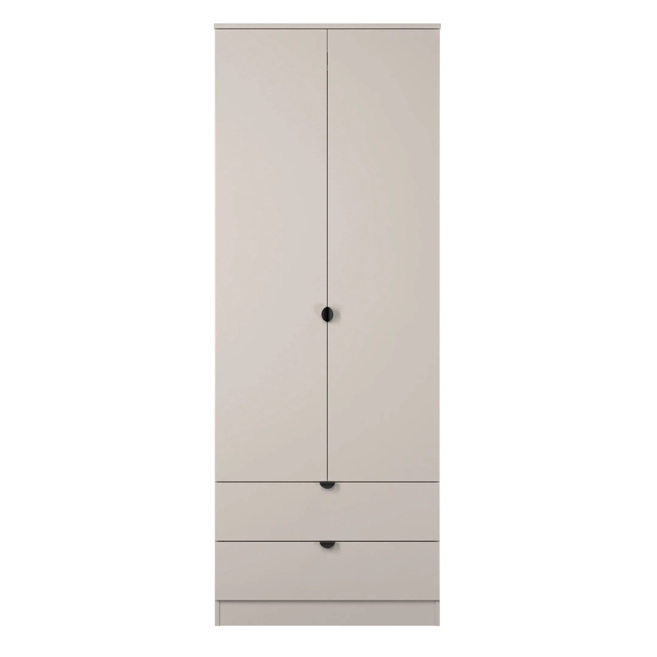 Bora Tall  2 Door 2 Drawer Robe in Kashmir - Ready Assembled