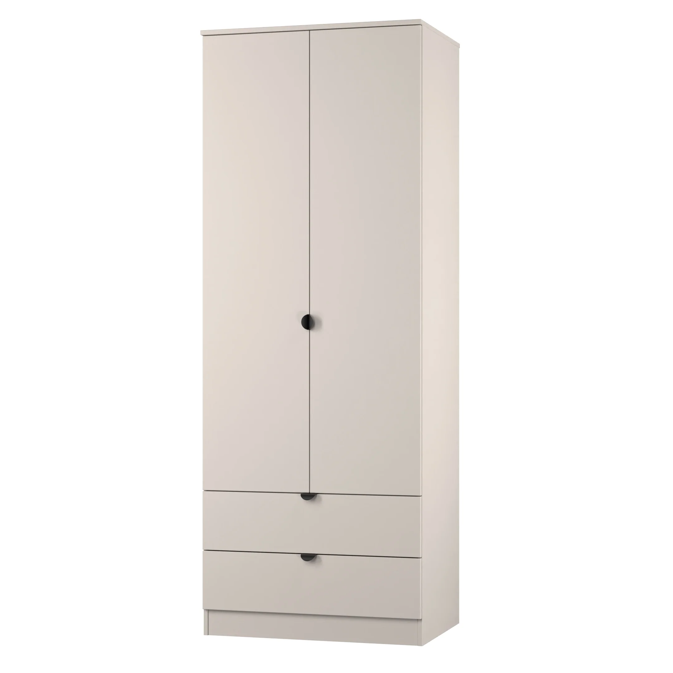 Bora Tall  2 Door 2 Drawer Robe in Kashmir - Ready Assembled - Image 3
