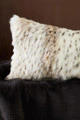 Bosie Lamina Animal Print Rectangular Fur Cushion - Image 10