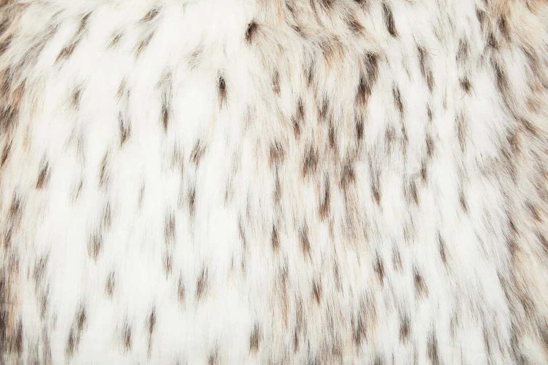 Bosie Lamina Animal Print Rectangular Fur Cushion - Image 5