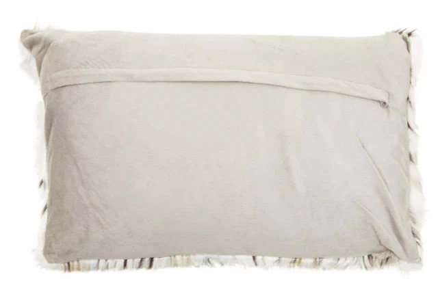 Bosie Lamina Animal Print Rectangular Fur Cushion - Image 6