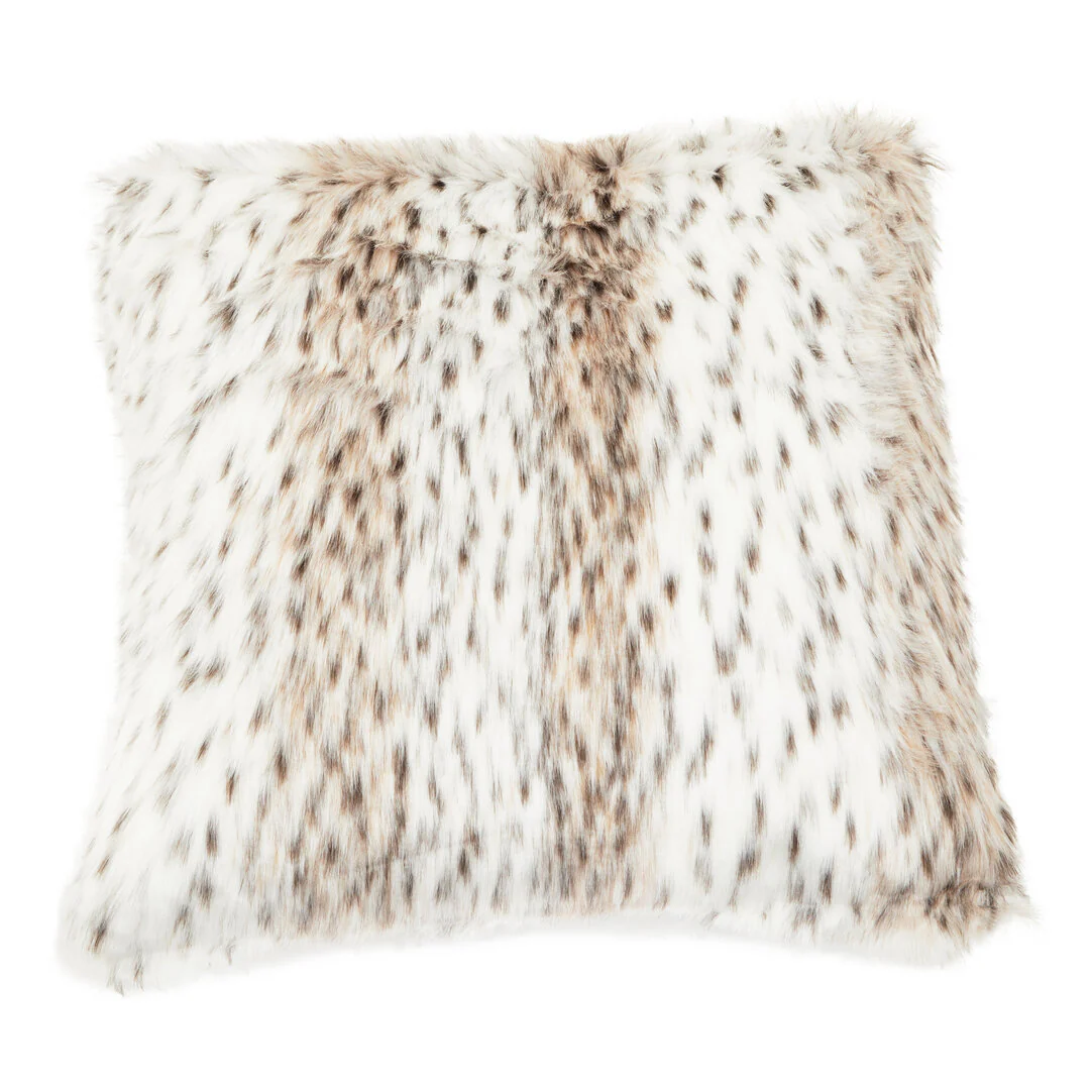 Bosie Lamina Animal Print Square Fur Cushion - Image 2