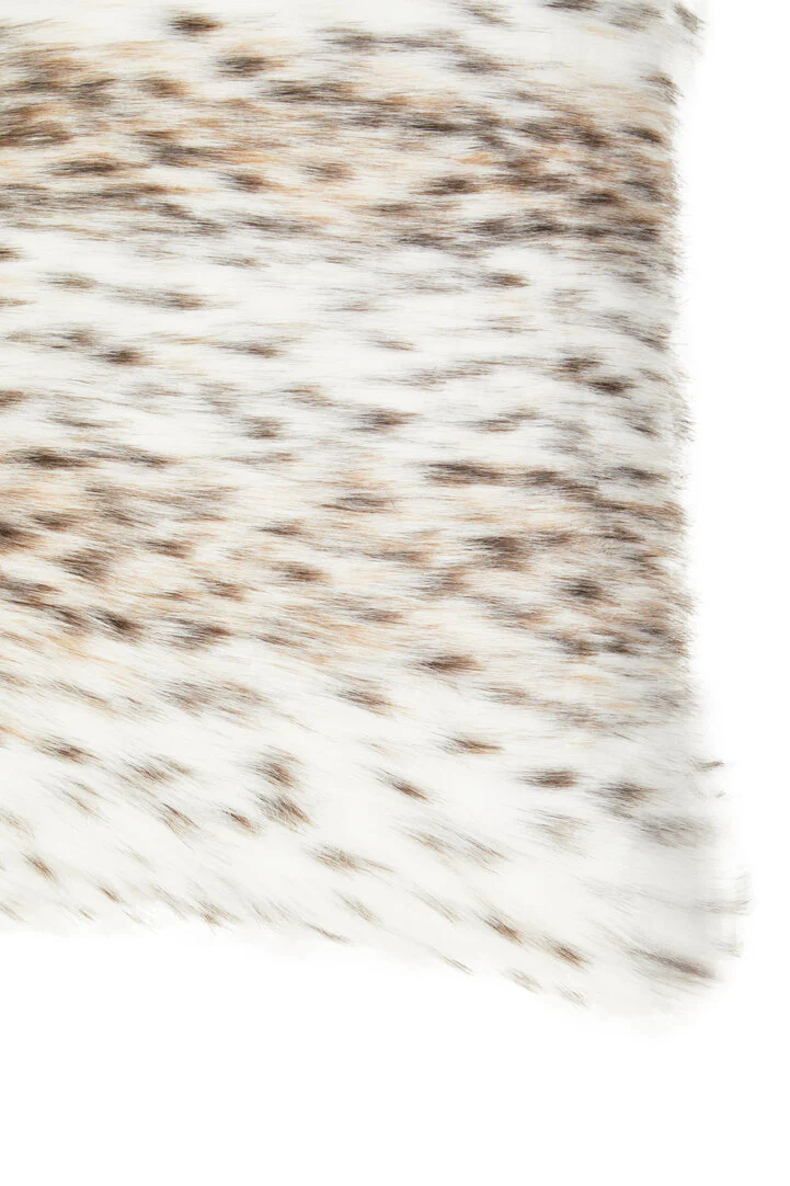 Bosie Lamina Animal Print Square Fur Cushion - Image 4