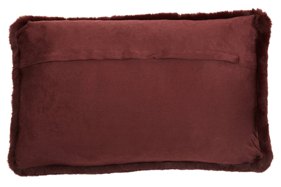 Bosie Lamina Red Wine Rectangular Cushion - Image 3