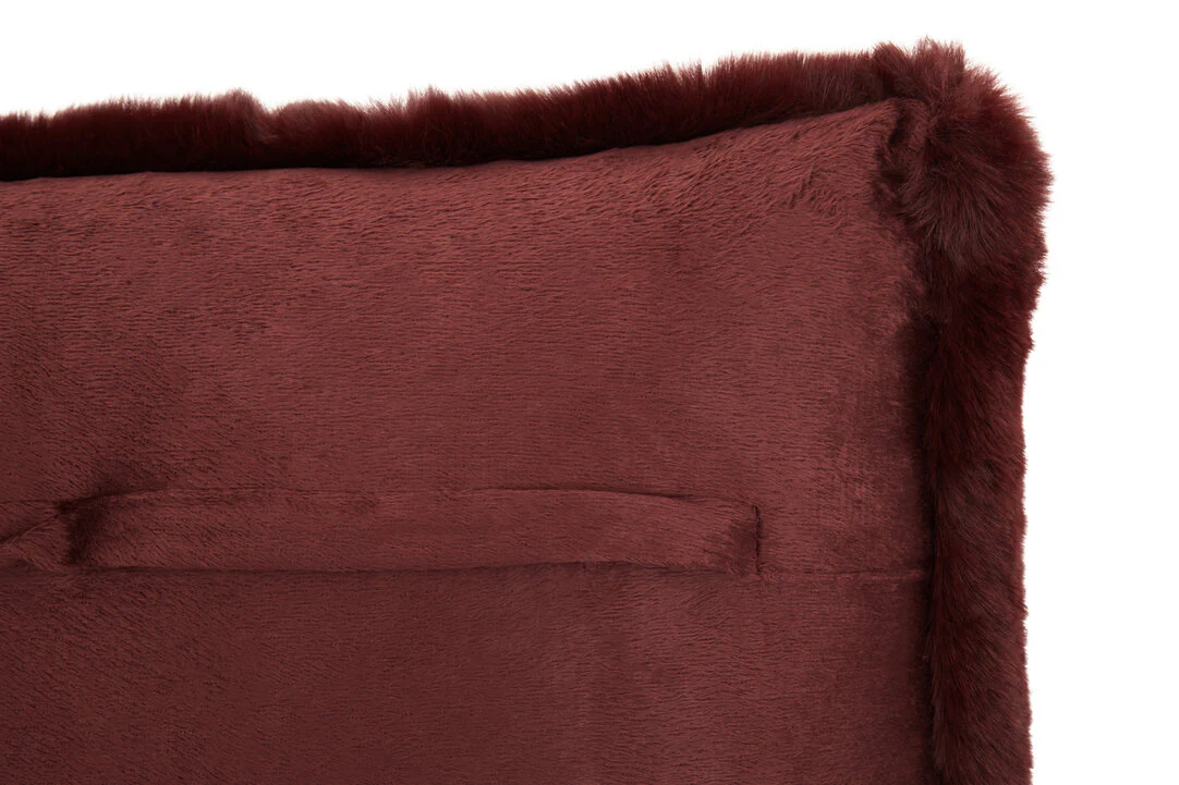 Bosie Lamina Red Wine Rectangular Cushion - Image 9