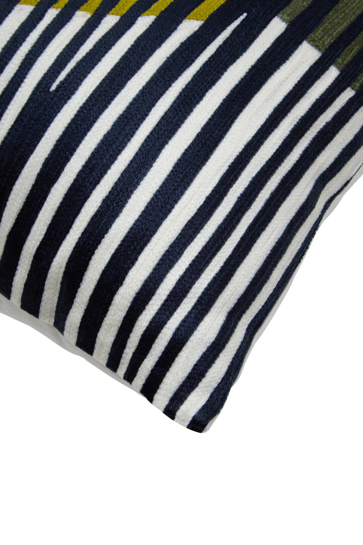 Bosie Ozella Green And White Cushion - Image 3