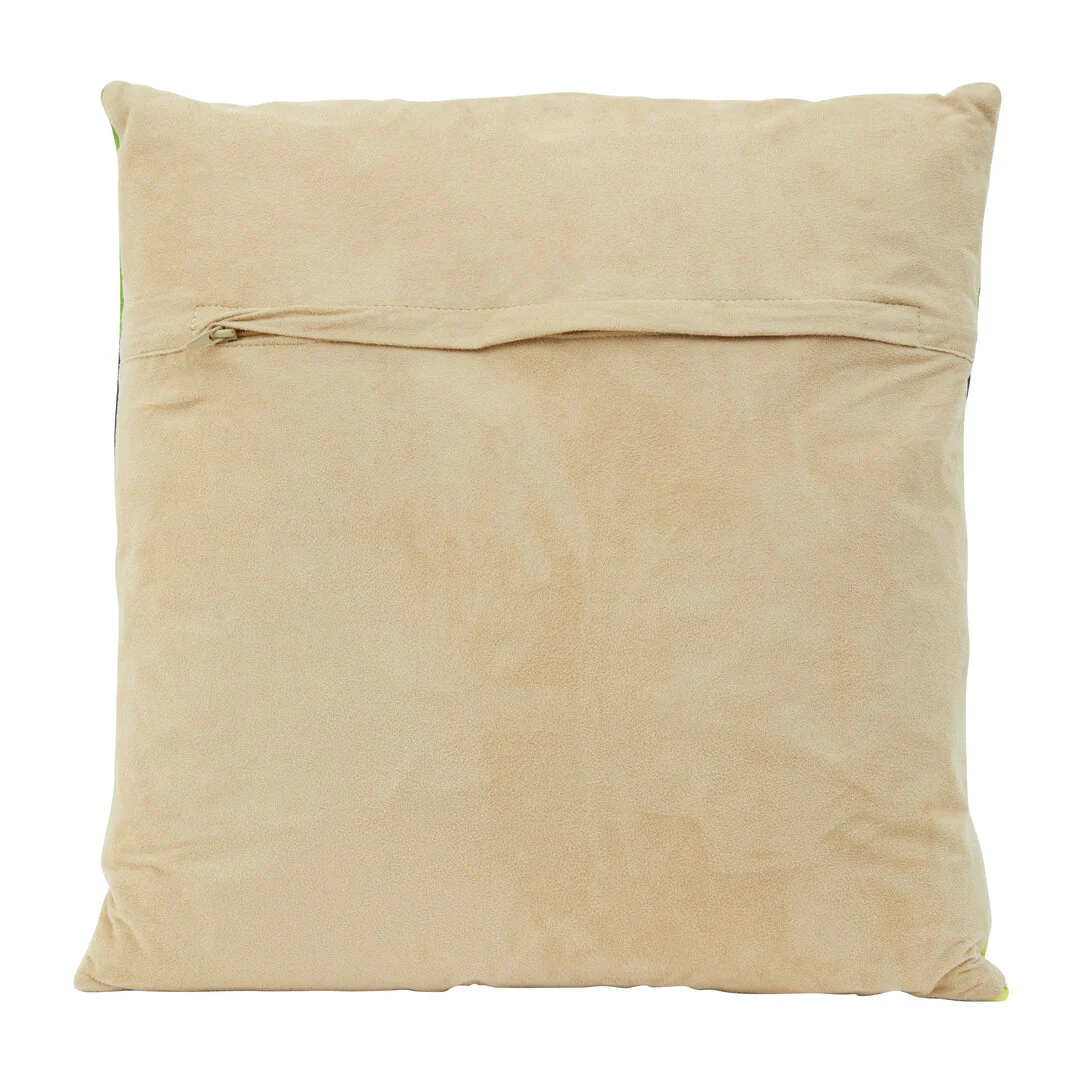 Bosie Safira Botanical Hair on Leather Cushion - Image 3