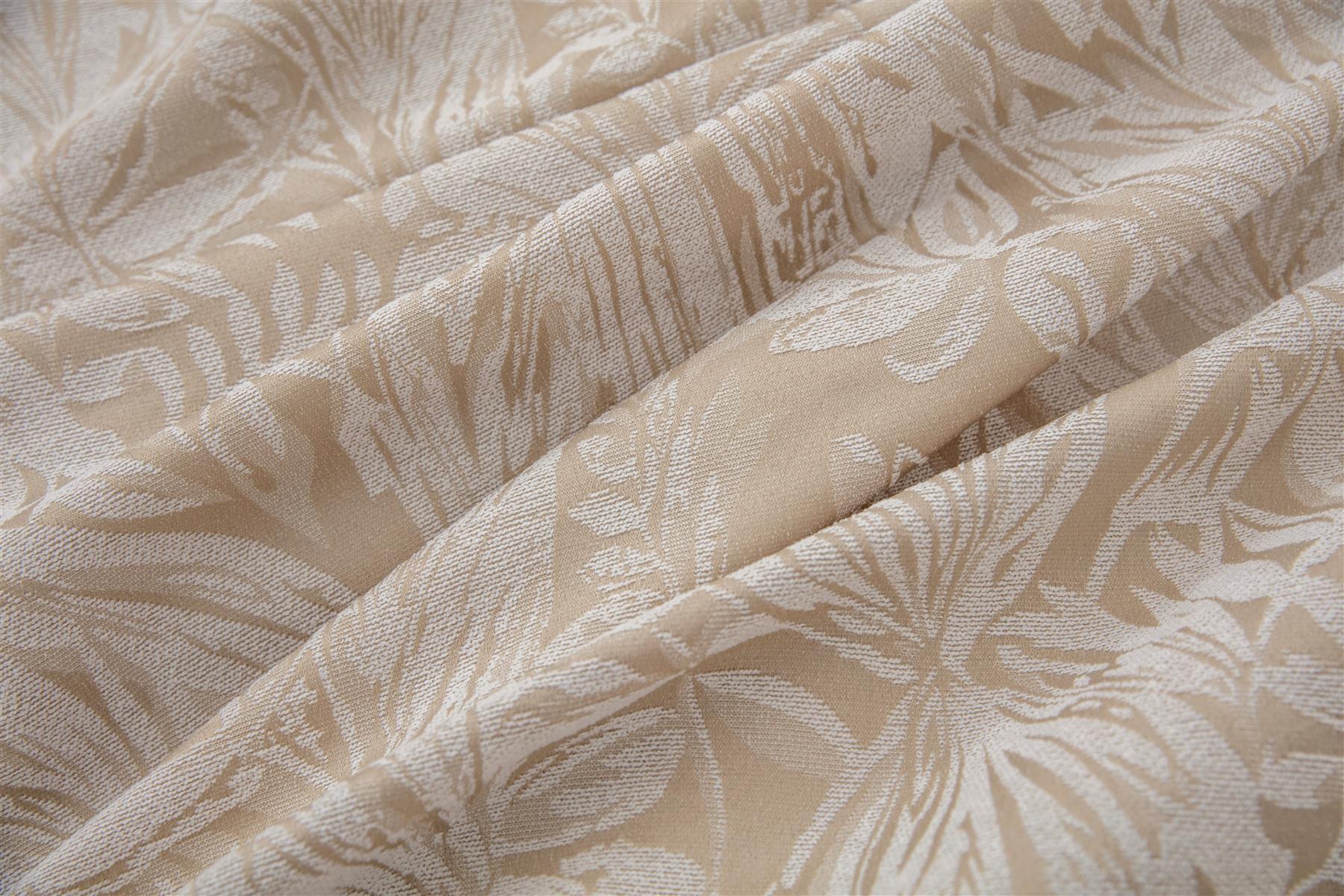 Botanic Chenille Jacquard Lined Pencil Pleat Taped Top Curtains