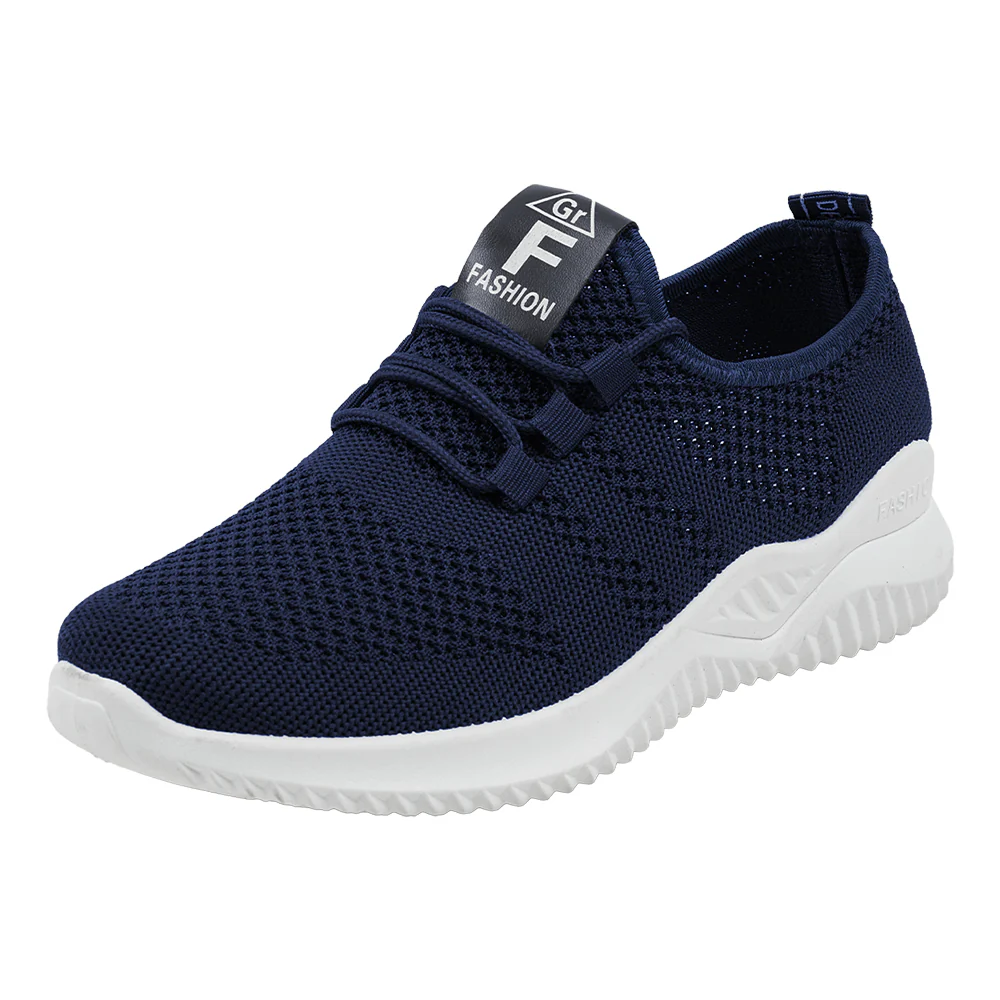 Breathable Lightweight Trainers - Navy - Image 2