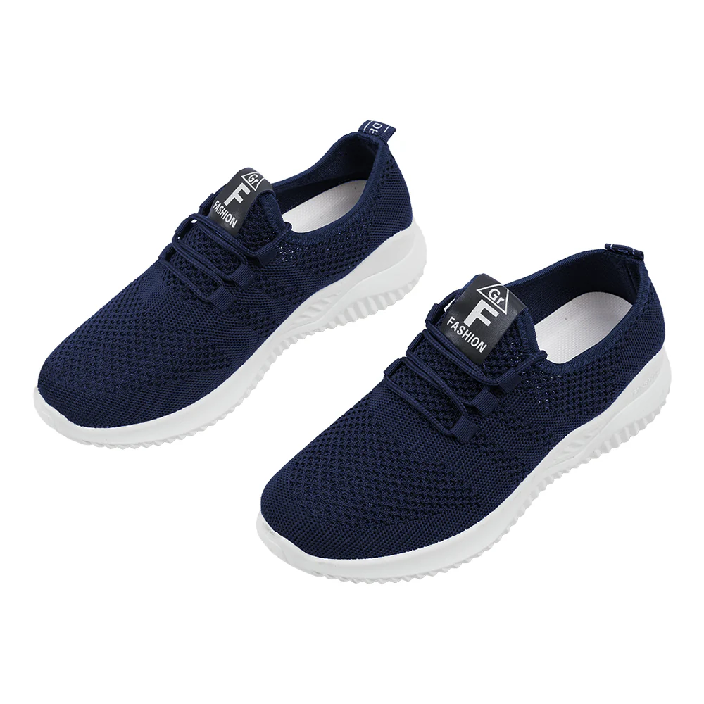 Breathable Lightweight Trainers - Navy - Image 4